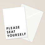 Please Seat Yourself  Stationery Card Gallery Image 2