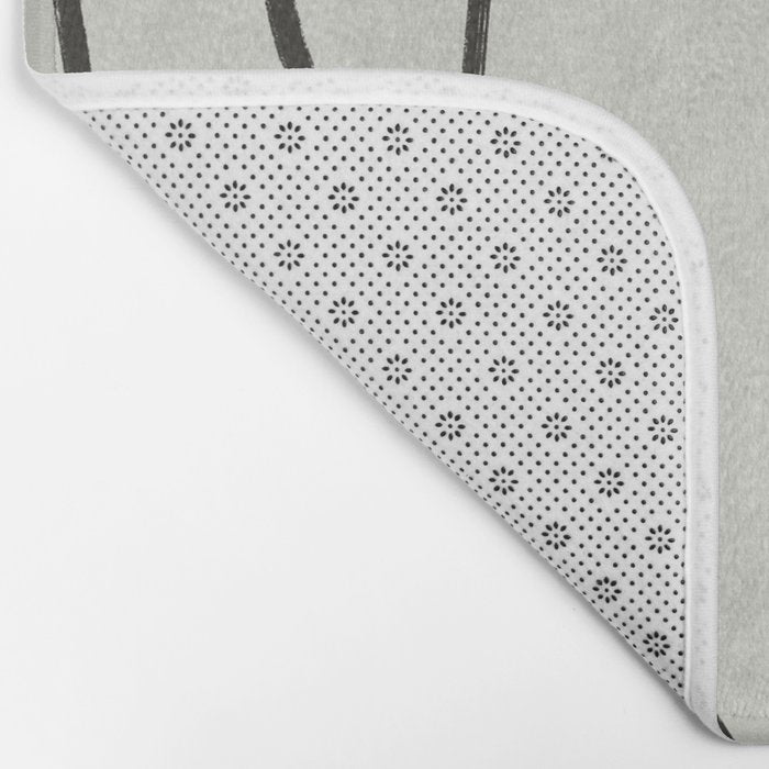 abstract graphic line intertwining Bath Mat Gallery Image 2