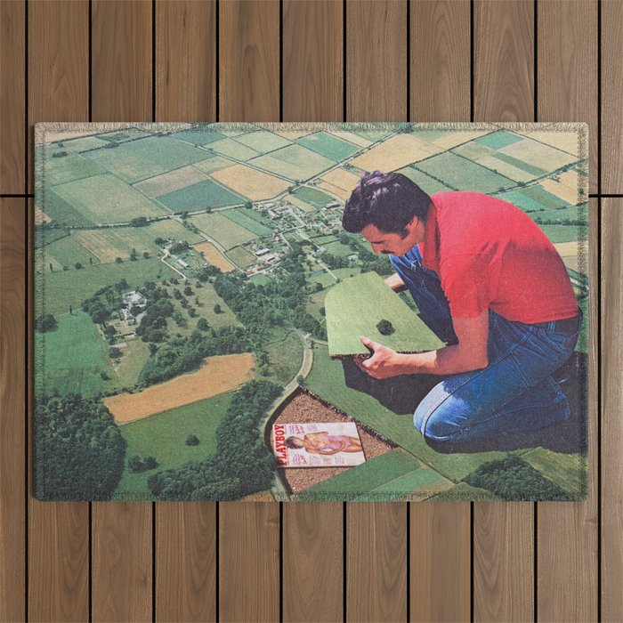 Hide and seek - Landscape Puzzle Outdoor Rug Gallery Image 1
