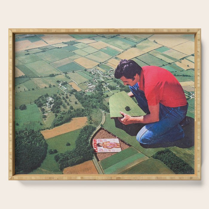 Hide and seek - Landscape Puzzle Serving Tray Gallery Image 1