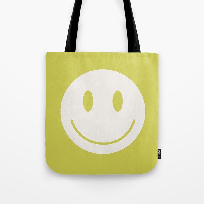 Happy Thoughts Lime Tote Bag Gallery Image 1