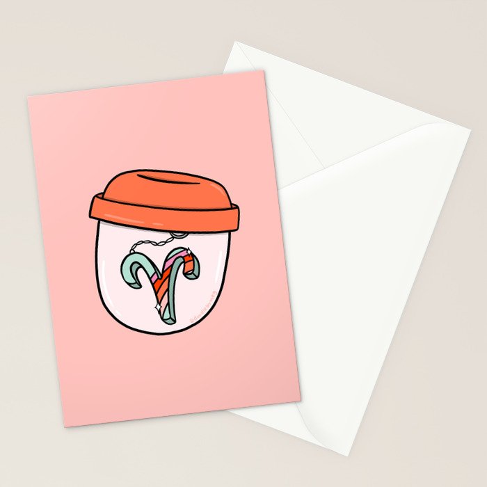 Aries Keychain Stationery Card Gallery Image 2