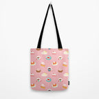 Vintage sweet dessert tea food art pattern Tote Bag Gallery Image 2