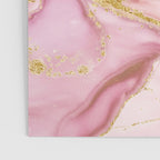 Blush Pink And Gold Alcohol Ink Marble Poster Gallery Image 3