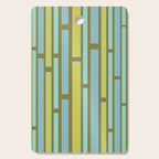 Geometric Portal 1 in Chartreuse Olive Blue Cutting Board Gallery Image 1