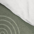 calming essentials loops sage green Comforter Gallery Image 4