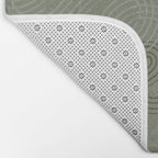 calming essentials loops sage green Bath Mat Gallery Image 2