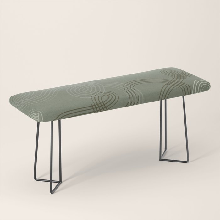 calming essentials loops sage green Bench Gallery Image 1