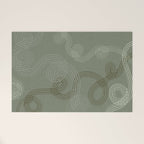 calming essentials loops sage green Welcome Mat Gallery Image 1