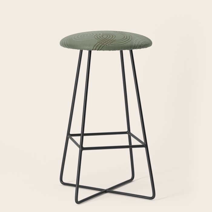 calming essentials loops sage green Stool Gallery Image 1