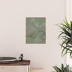 calming essentials loops sage green Poster Gallery Image 2
