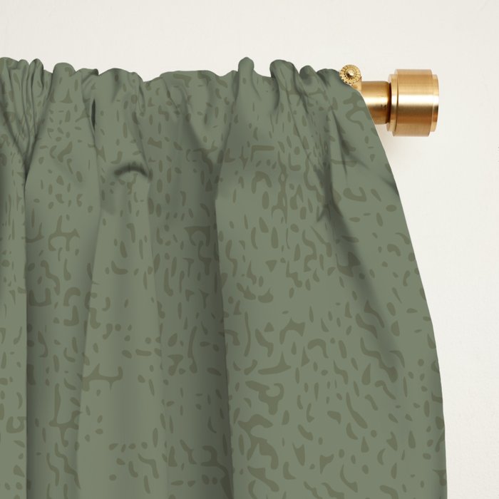 calming essentials loops sage green Window Curtain Gallery Image 2
