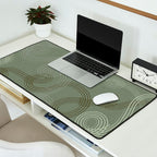 calming essentials loops sage green Desk Mat Gallery Image 2