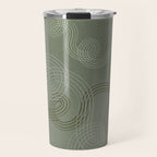 calming essentials loops sage green Travel Mug Gallery Image 1