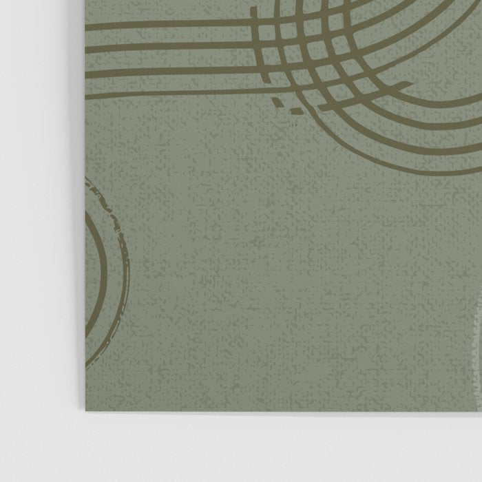 calming essentials loops sage green Poster Gallery Image 3