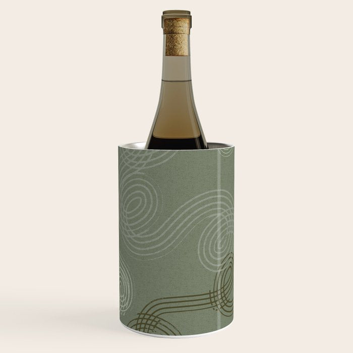 calming essentials loops sage green Wine Chiller Gallery Image 2