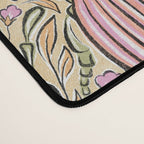 Retro Floral Beetles - vintage pastels Desk Mat Gallery Image 4