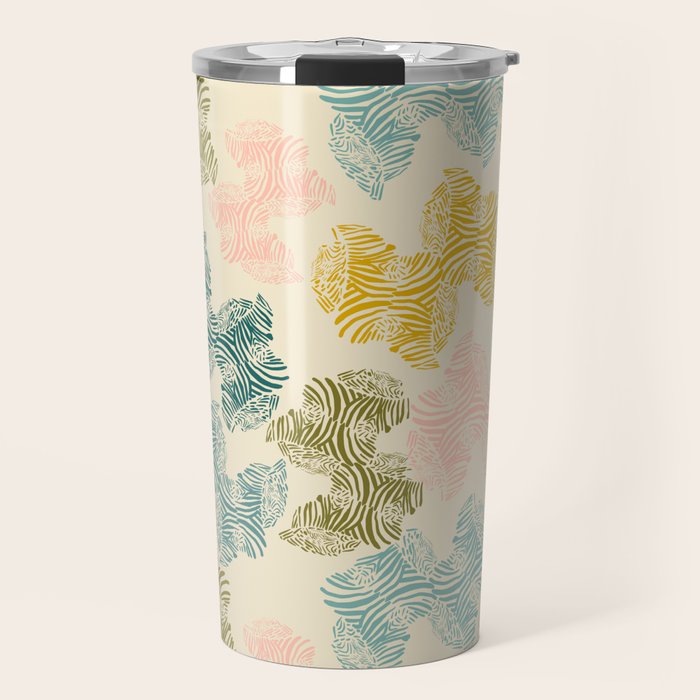 Wild Zebra Travel Mug Gallery Image 1