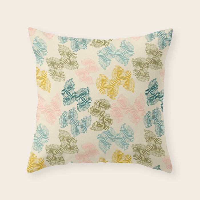 Wild Zebra Throw Pillow Gallery Image 6