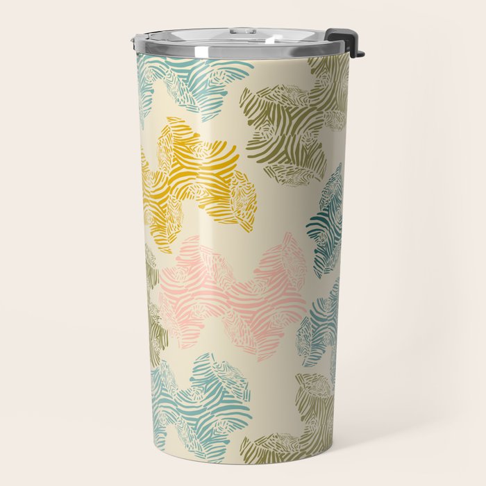 Wild Zebra Travel Mug Gallery Image 2