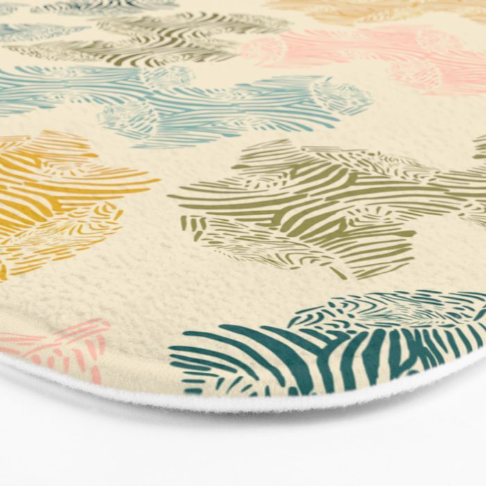 Wild Zebra Bath Mat Gallery Image 3