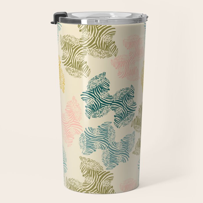 Wild Zebra Travel Mug Gallery Image 3