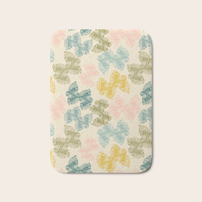 Wild Zebra Bath Mat Gallery Image 1