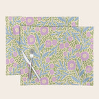 Botanical Garden - Lilac, Blue and Green  Placemat Gallery Image 1