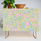 Botanical Garden - Lilac, Blue and Green  Credenza Gallery Image 1