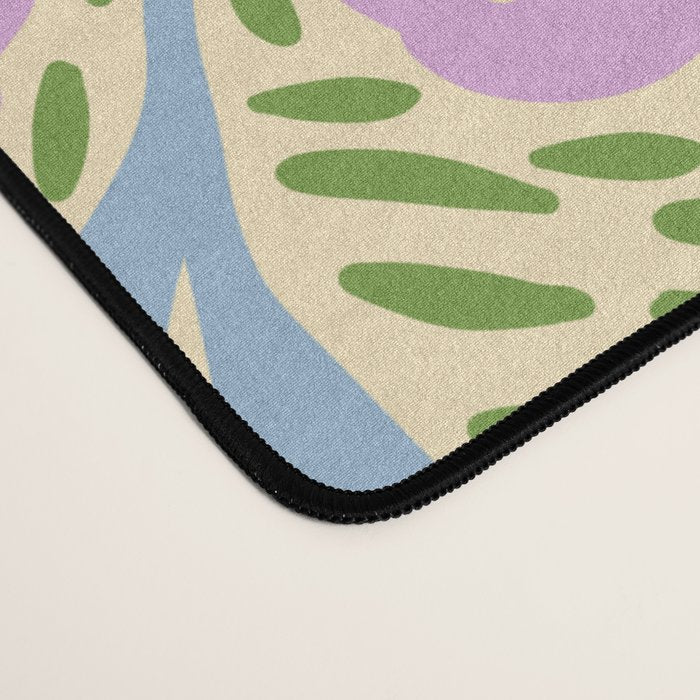 Botanical Garden - Lilac, Blue and Green  Desk Mat Gallery Image 4