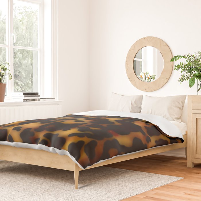 tortoiseshell tortoise shell  Duvet Cover Gallery Image 2