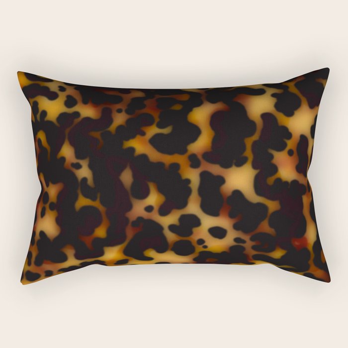 tortoiseshell tortoise shell  Rectangular Pillow Gallery Image 2
