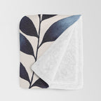 Modern Botanicals Throw Blanket Gallery Image 3
