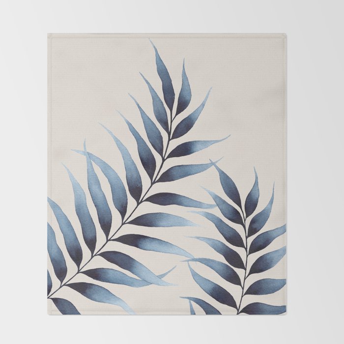 Modern Botanicals Throw Blanket Gallery Image 2