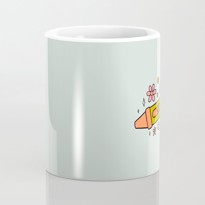 Virgo Crayon Coffee Mug Gallery Image 4