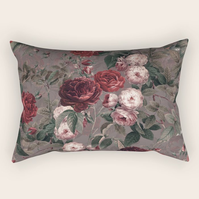 Roses in the Dark IV Rectangular Pillow Gallery Image 2