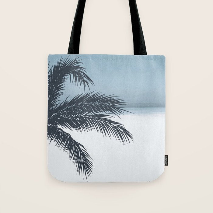 Palm and Ocean Tote Bag Gallery Image 1