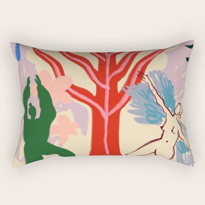 FIRE TREE DANCE Rectangular Pillow Gallery Image 2
