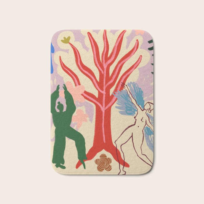 FIRE TREE DANCE Bath Mat Gallery Image 1