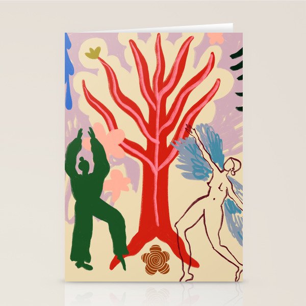 FIRE TREE DANCE Stationery Card Gallery Image 2
