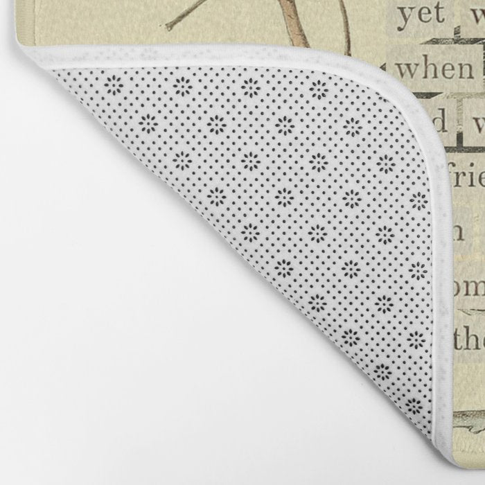 Bird Divinations: Snow Bird (about: almanacofbirds.org) Bath Mat Gallery Image 2