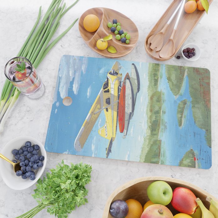 dehavilland beaver dhc-2 float plane Cutting Board Gallery Image 2