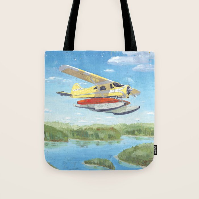 dehavilland beaver dhc-2 float plane Tote Bag Gallery Image 1