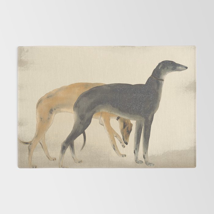 Two Sighthounds Rug Gallery Image 2