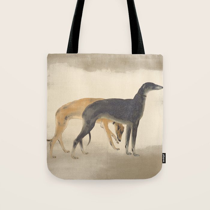 Two Sighthounds Tote Bag Gallery Image 1