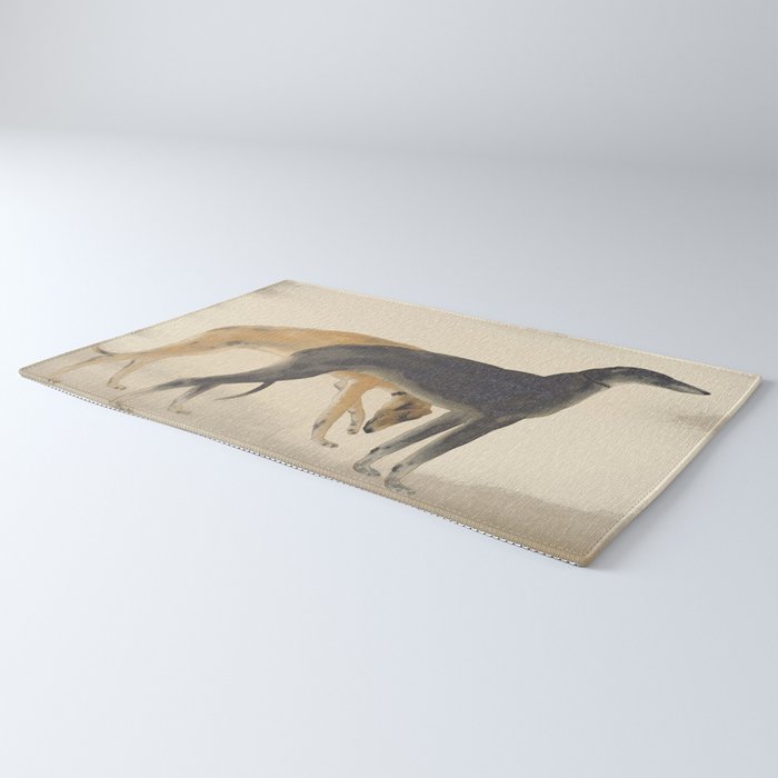 Two Sighthounds Rug Gallery Image 3