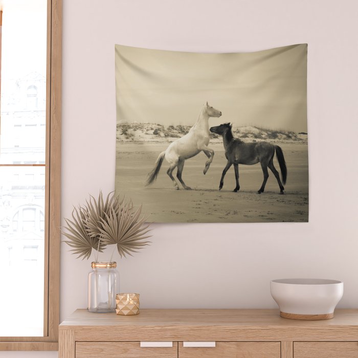 Wild Horses 2 Wall Tapestry Gallery Image 2