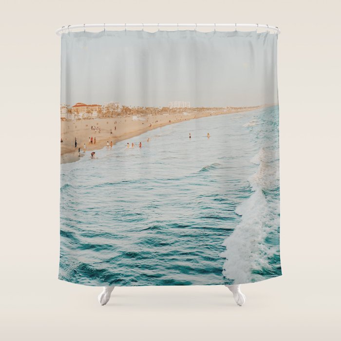 santa monica iv -  california Shower Curtain Gallery Image 1