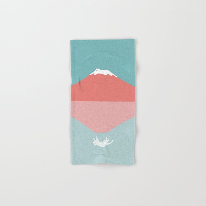 Cat Landscape 194: Reflection Bath Towel Gallery Image 1