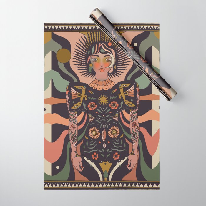 Oyster  Wrapping Paper Gallery Image 1